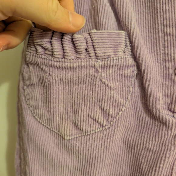 Vintage Y2K Petite Club Purple Corduroy Jumpsuit - Picture 5 of 7